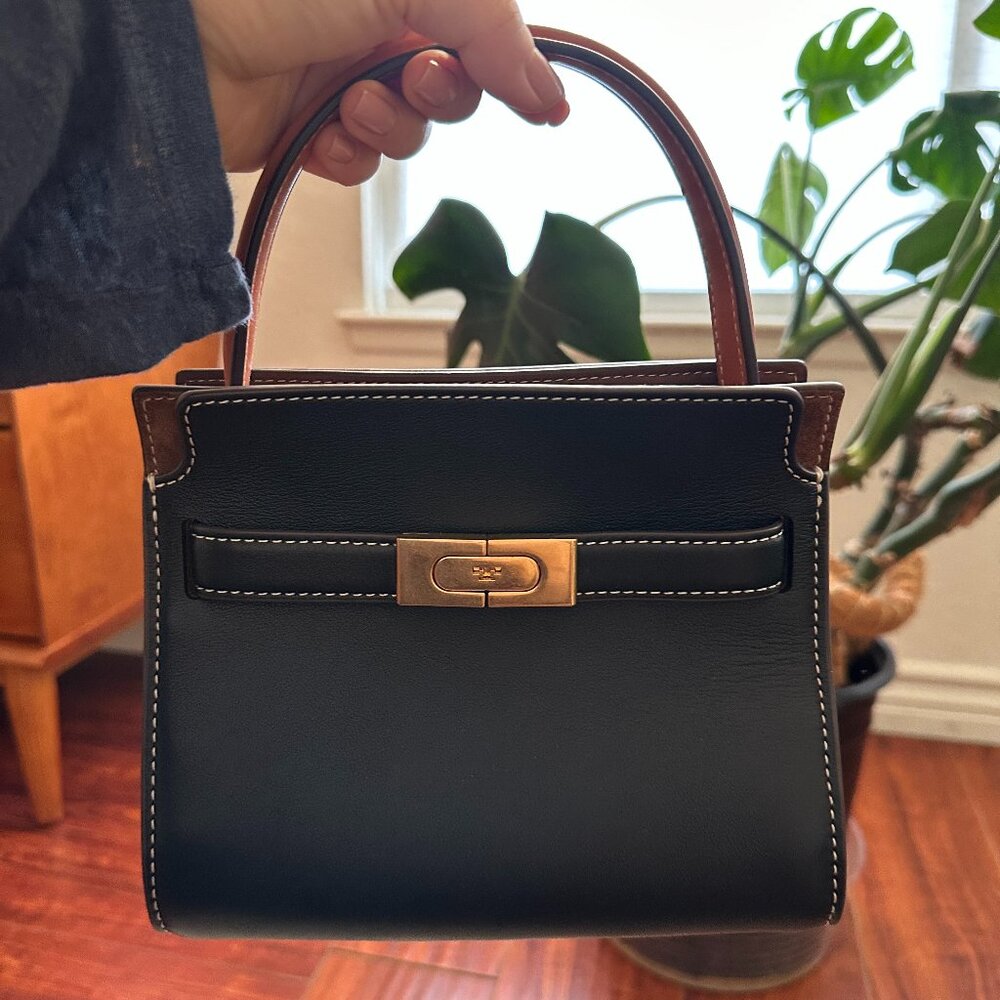 EUC Tory Burch Petite Lee Radziwill Double Bag